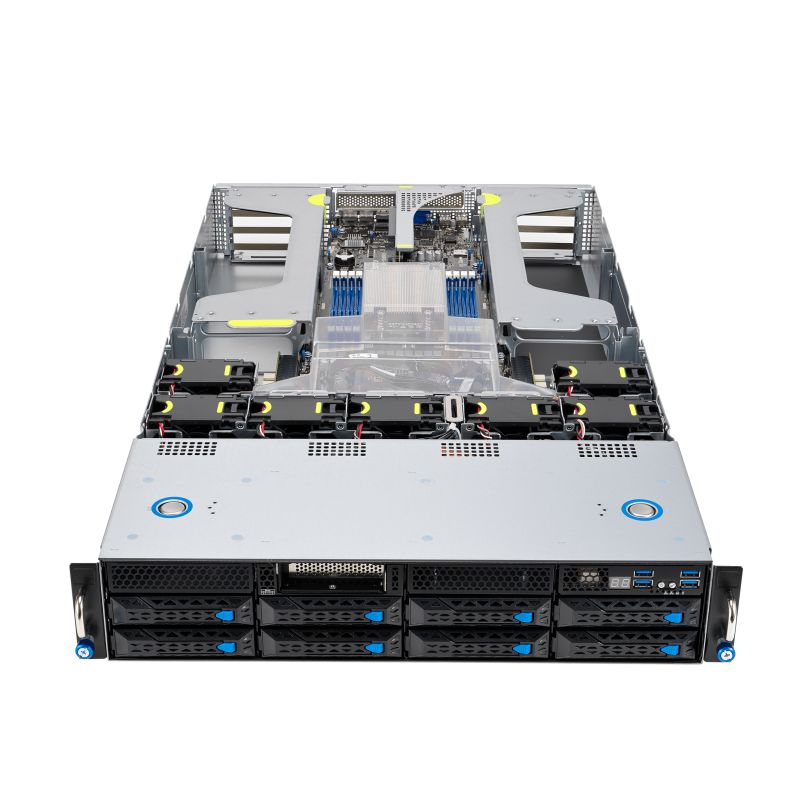 ASUS 90SF0251-M004X0 server barebone Intel C741 Rack (2U) Black  Steel_3