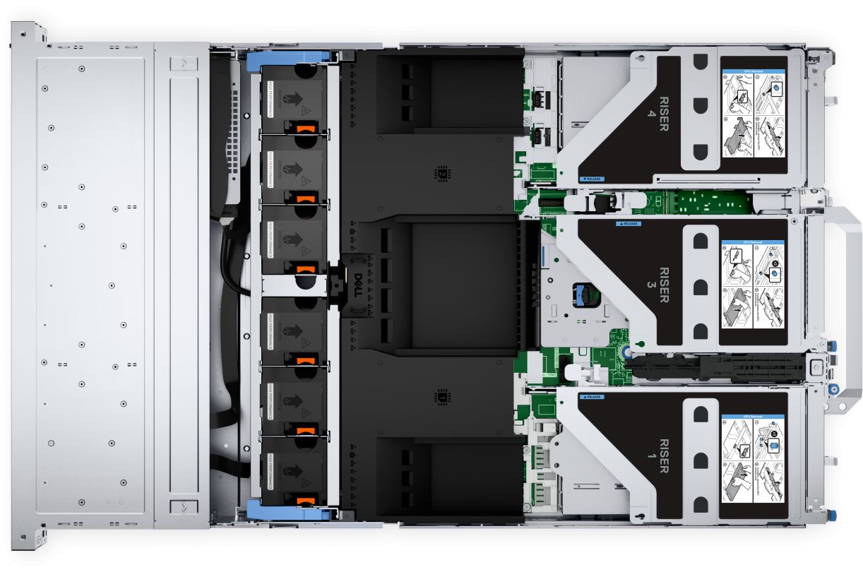 Server rack DELL PowerEdge R760; Trusted Platform Module 2.0 V3; 3.5