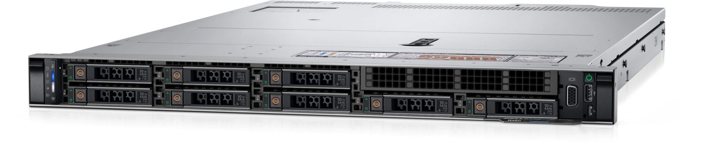 Dell PowerEdge R450 Rack Server,Intel Xeon 4310 2.1GHz(12C/24T),16GB RDIMM 3200MT/s,2TB 7.2K HDD(4x3.5