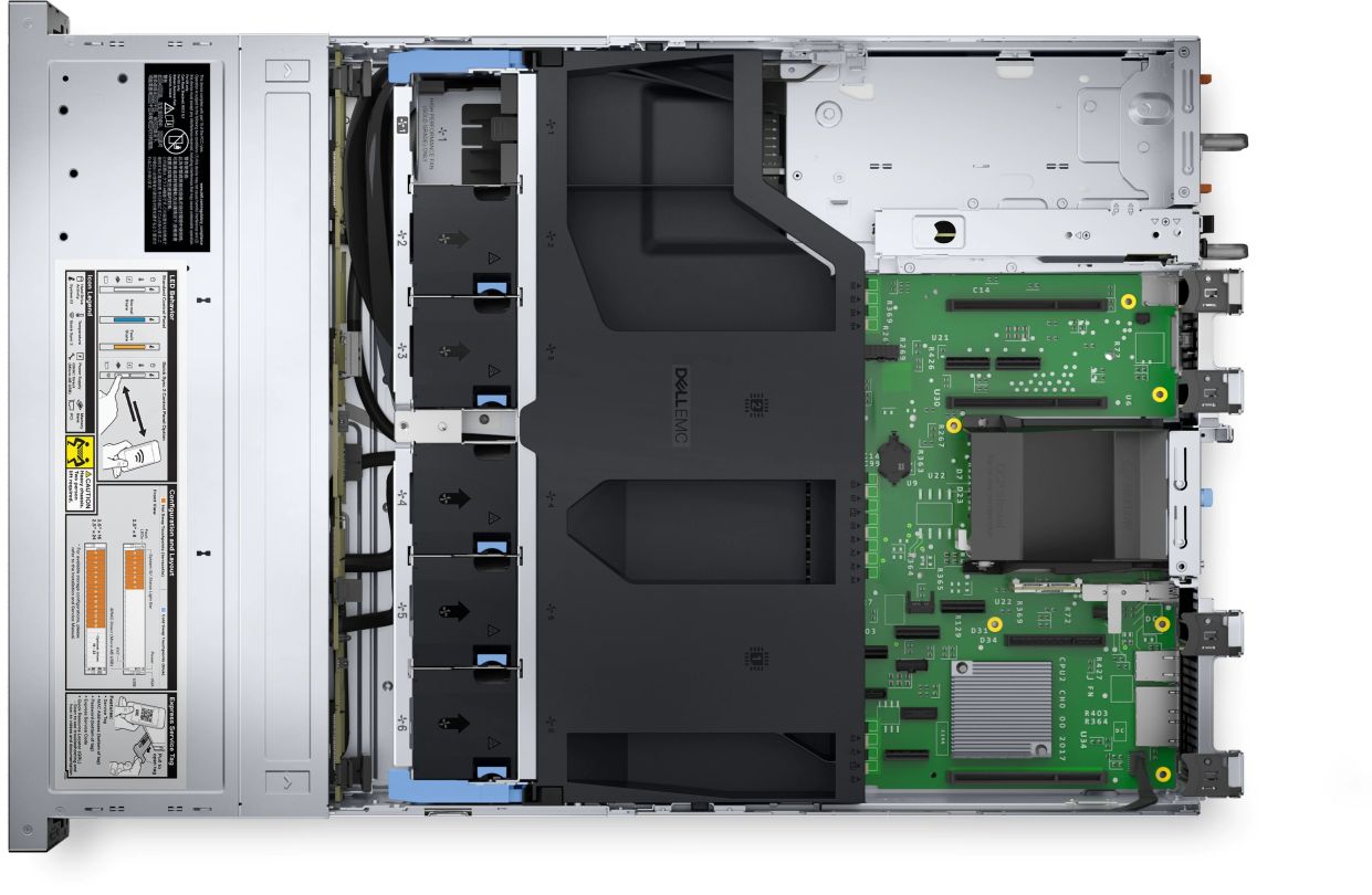 DELL PowerEdge R550 servere 480 Giga Bites Cabinet metalic (2U) Intel® Xeon® Silver 4310 2,1 GHz 32 Giga Bites DDR4-SDRAM 1100 W_3