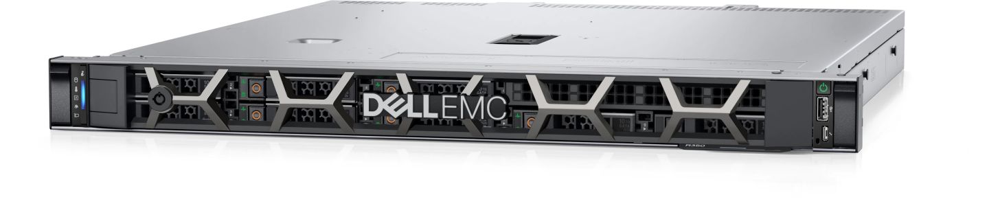 PowerEdge R350  Chassis 4x3.5 HotPlug  Xeon E-2336  16GB  1x480GB SSD SATA RI 6Gbps 512 2.5in Hot-plug AG Drive  1 DWPD  Rails  Bezel  Broadcom 5720 Dual Port_1