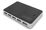DIGITUS USB 2.0 10-Port Hub 10x USB A/F 1x USB mini incl. USB cable & power supply_4
