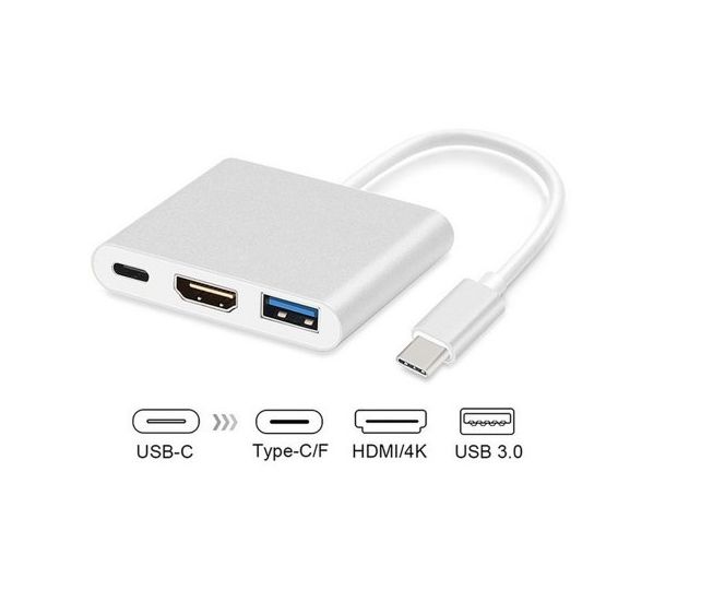 Maclean MCTV-840 USB graphics adapter 4096 x 2304 pixels Silver_3