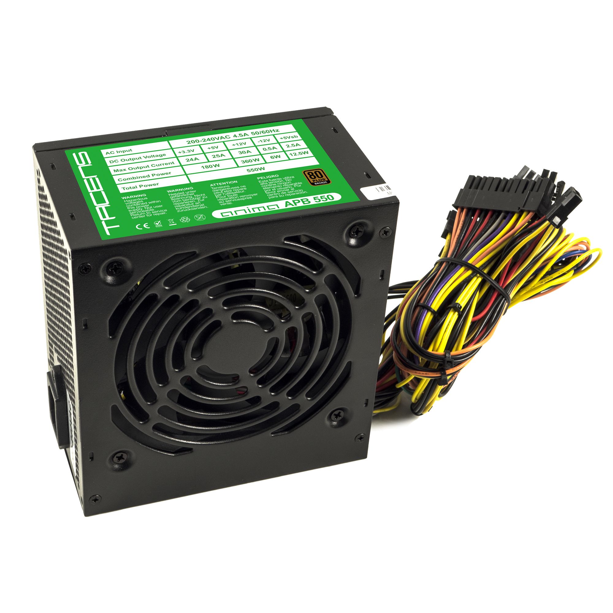 Tacens APB550 power supply unit 550 W Black_4