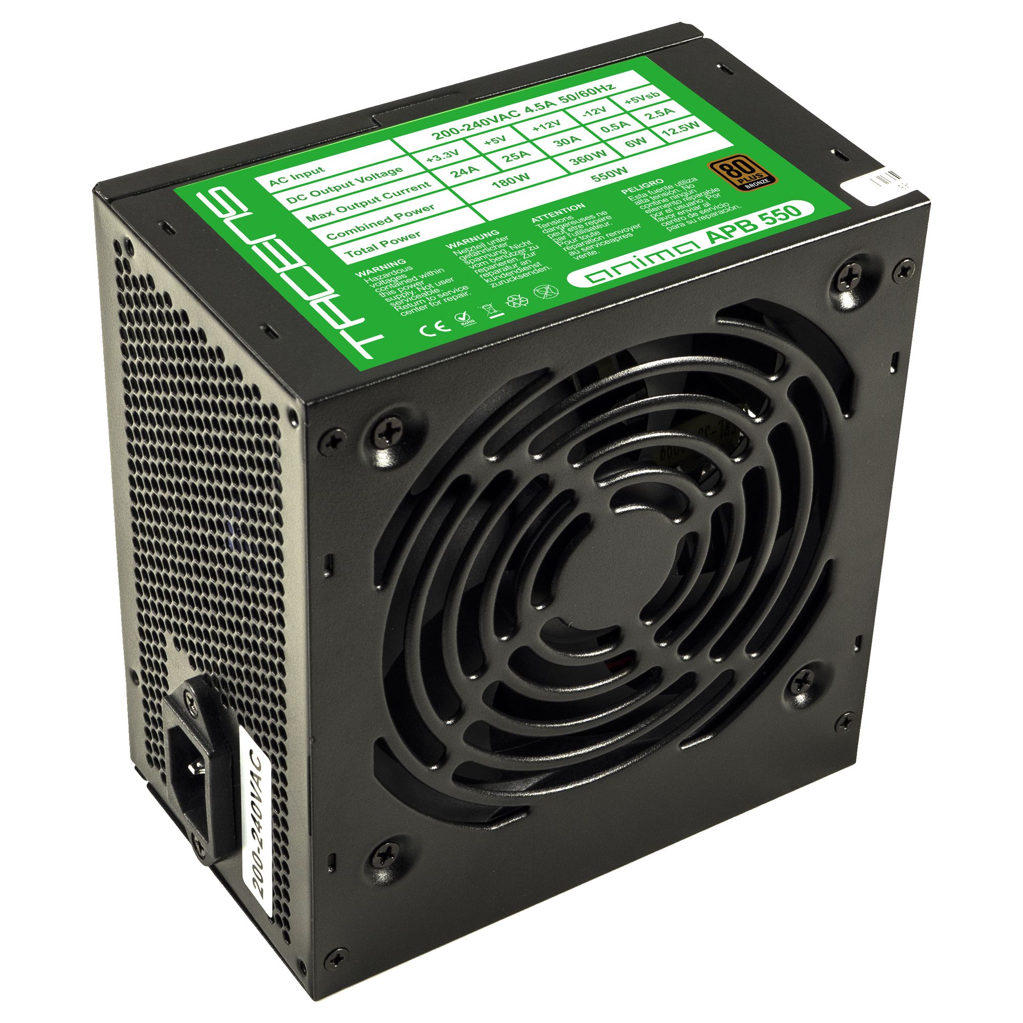 Tacens APB550 power supply unit 550 W Black_8