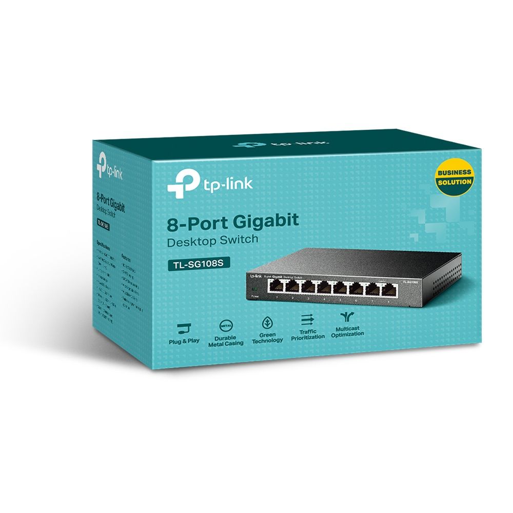 Switch TP-Link TL-SG108S, 8 port, 10/100/1000 Mbps_3