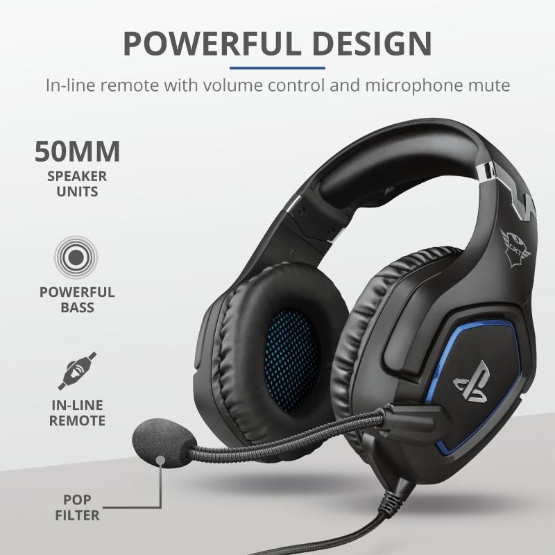 Casti cu microfon GXT 488 Forze PS4 Gaming, negru_2