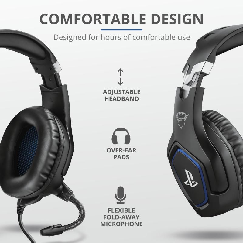 Casti cu microfon GXT 488 Forze PS4 Gaming, negru_8