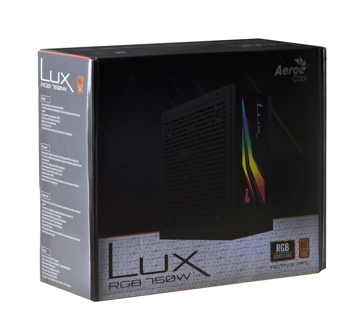 AEROCOOL AEROPGSLUXRGB-750 PSU ATX AeroCool LUX 750W RGB 80 PLUS Bronze_4