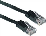 PATCH CORD UTP SPACER Cat5e, cupru-aluminiu, 5 m, negru, AWG26, 