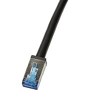 PATCH CORD S/FTP LOGILINK Cat6a, cupru-aluminiu, 2 m, negru, AWG26, dublu ecranat, outdoor, 