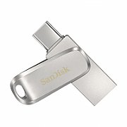 SanDisk Ultra Dual Drive Luxe USB flash drive 128 GB 3.2 Gen 1 (3.1 Gen 1) Stainless steel_1