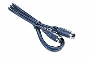 CABLU video GEMBIRD, adaptor S-Video (T) la S-Video (M), 1.8m, negru, 