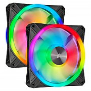 iCUE QL140 RGB 140mm PWM Dual Fan Kit with Lighting Node CORE_1