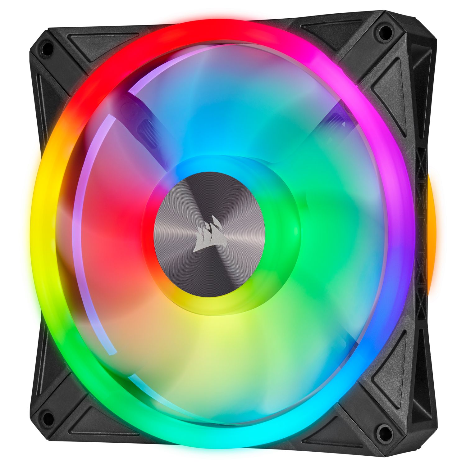 iCUE QL140 RGB 140mm PWM Dual Fan Kit with Lighting Node CORE_8
