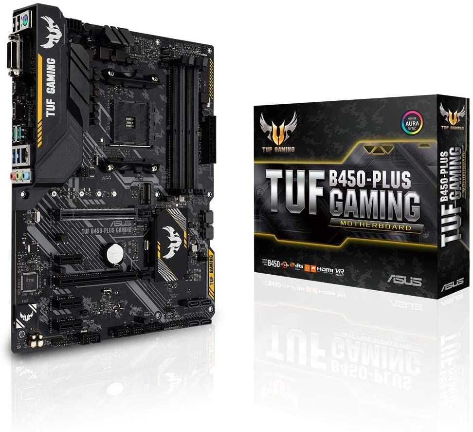 ASUS TUF GAMING B450-PLUS II AM4 B450 4xDIMM DDR4Up to 128GB M.2 4xSATA 6Gb/s6xUSB 2.0 8xUSB 3.2_3