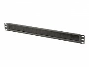 DIGITUS 1U cable brush management panel 44x483x11 mm brush size 27x423 mm color black RAL 9005_1