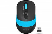 MOUSE A4tech, gaming, wireless, 2.4GHz, optic, 2000 dpi, butoane/scroll 4/1, buton selectare viteza, negru / albastru, 