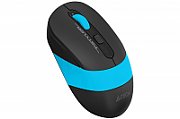 MOUSE A4tech, gaming, wireless, 2.4GHz, optic, 2000 dpi, butoane/scroll 4/1, buton selectare viteza, negru / albastru, 