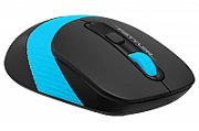 MOUSE A4tech, gaming, wireless, 2.4GHz, optic, 2000 dpi, butoane/scroll 4/1, buton selectare viteza, negru / albastru, 