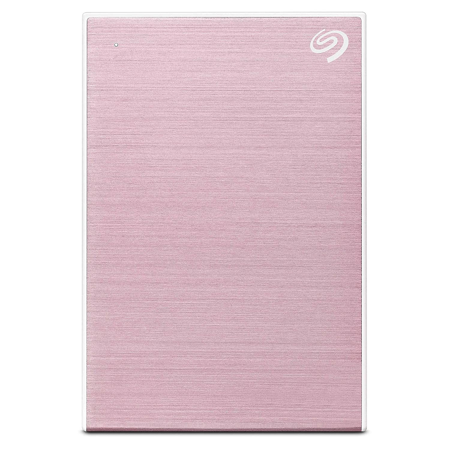 SEAGATE One Touch Potable 2TB USB 3.0 compatible with MAC and PC including data recovery service rose gold_2
