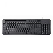 GEMBIRD Multimedia keyboard with phone stand black US-layout KB-UM-108_1