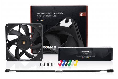 Noctua NF-A12X15 PWM CH.BK.S computer cooling component Computer case Fan 12 cm Black_3