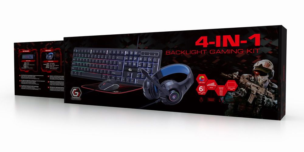 Gembird GGS-UMGL4-02 Gaming Set 