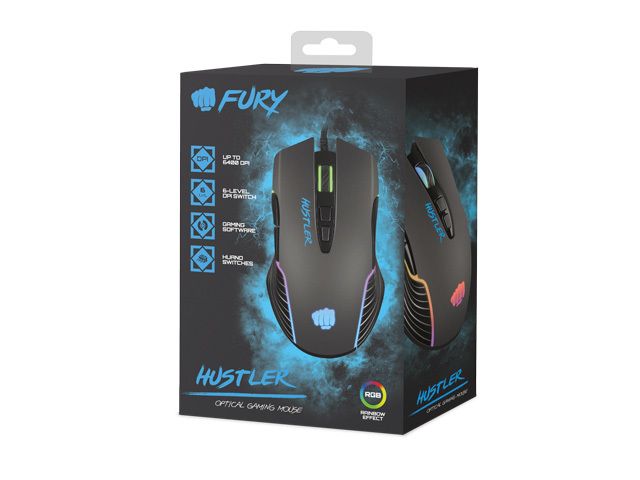 Fury Gaming mouse Hustler 6400 DPI_4