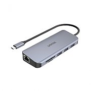 UNITEK D1026B interface hub USB 3.2 Gen 1 (3.1 Gen 1) Type-C 5000 Mbit/s Grey_1