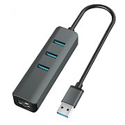 VAKOSS HUB USB 3.0 +RJ45 ETHERNET TC-4502X_4