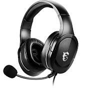 MSI IMMERSE GH20 Gaming Headset 'Black with Iconic Dragon Logo,_1