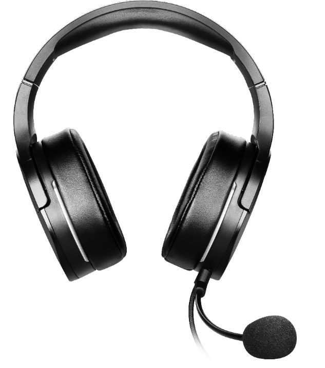 MSI IMMERSE GH20 Gaming Headset 'Black with Iconic Dragon Logo,_3