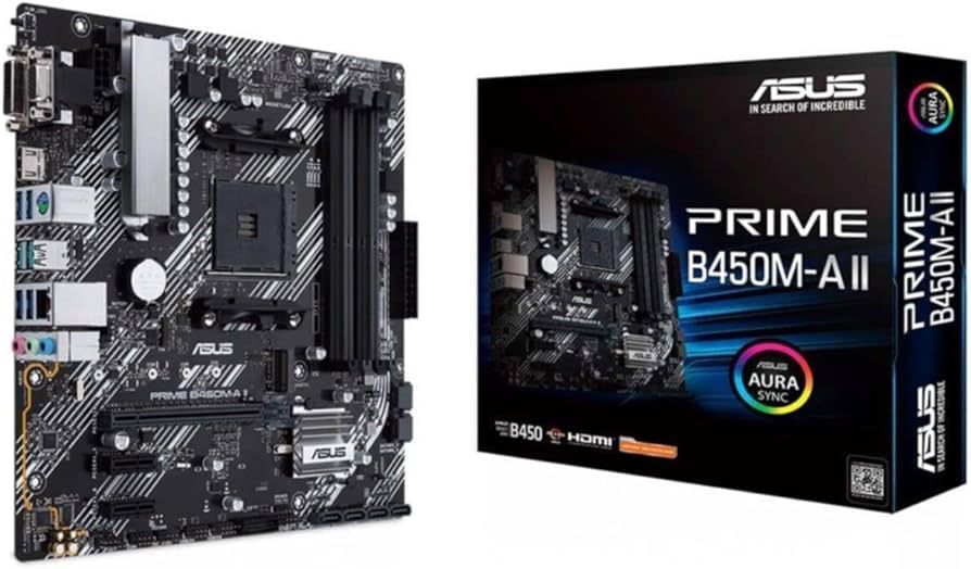 ASUS PRIME B450M-A II AM4 HDMI-DVI-VGA ÂµATX_2
