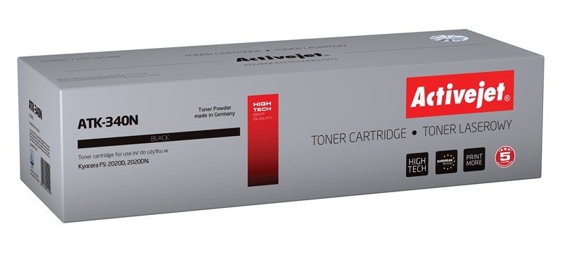 Activejet ATK-340N toner for Kyocera printer; Kyocera TK-340 replacement; Supreme; 12000 pages; black_2