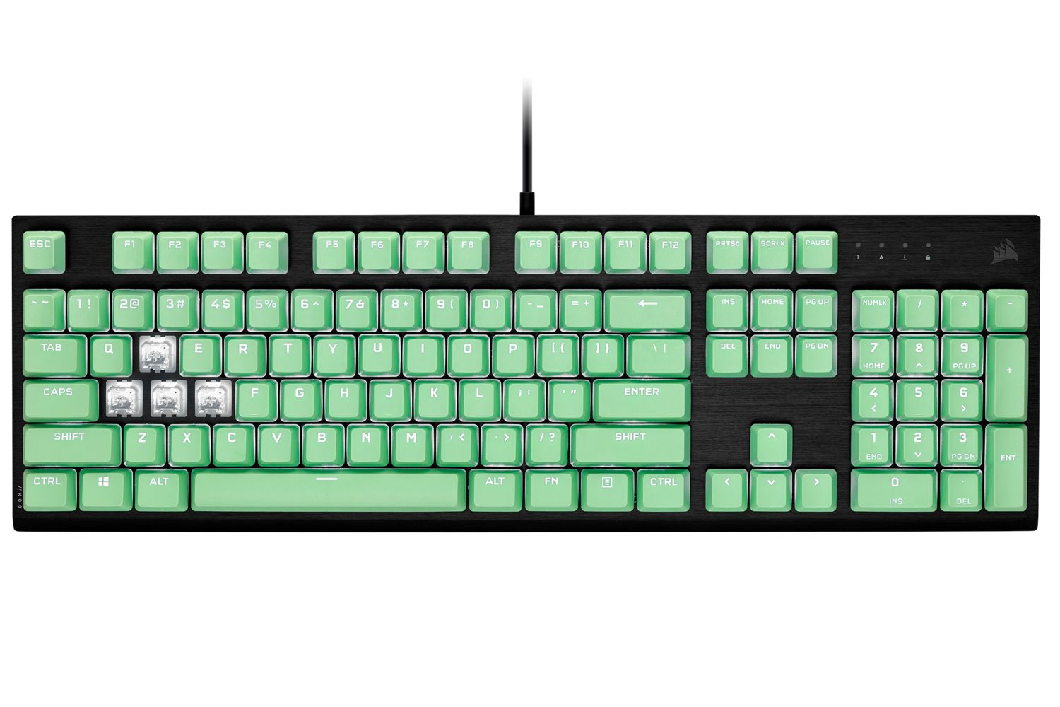 Razer Phantom Pudding Keycap Upgrade Set - White_16