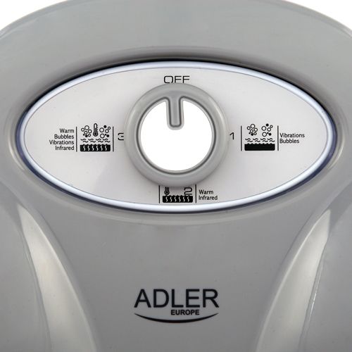Adler AD 2167 massager Legs Grey, White_6