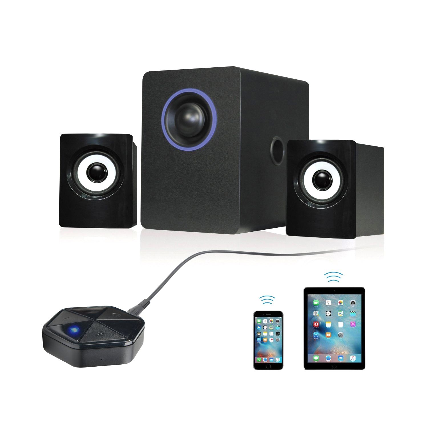 Bluetooth receiver adapter with Audiocore AC815 - HSP, HFP, A2DP, AVRCP clips_3