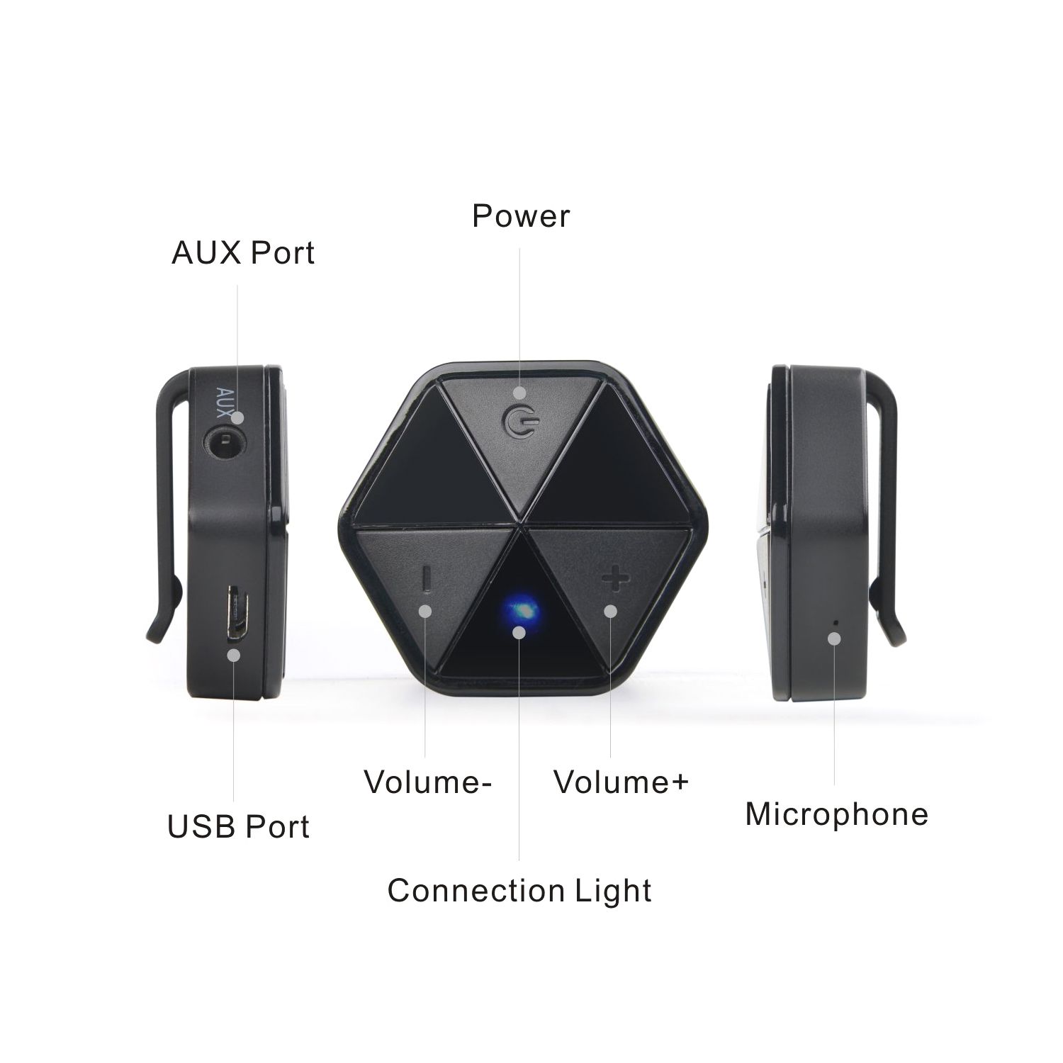 Bluetooth receiver adapter with Audiocore AC815 - HSP, HFP, A2DP, AVRCP clips_4