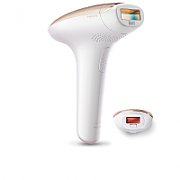 Epilator IPL Philips Lumea SC1997/00, 250.000 impulsuri, senzor piele, accesoriu corp si fata, utilizare cu fir, husa, Roz/Alb_1