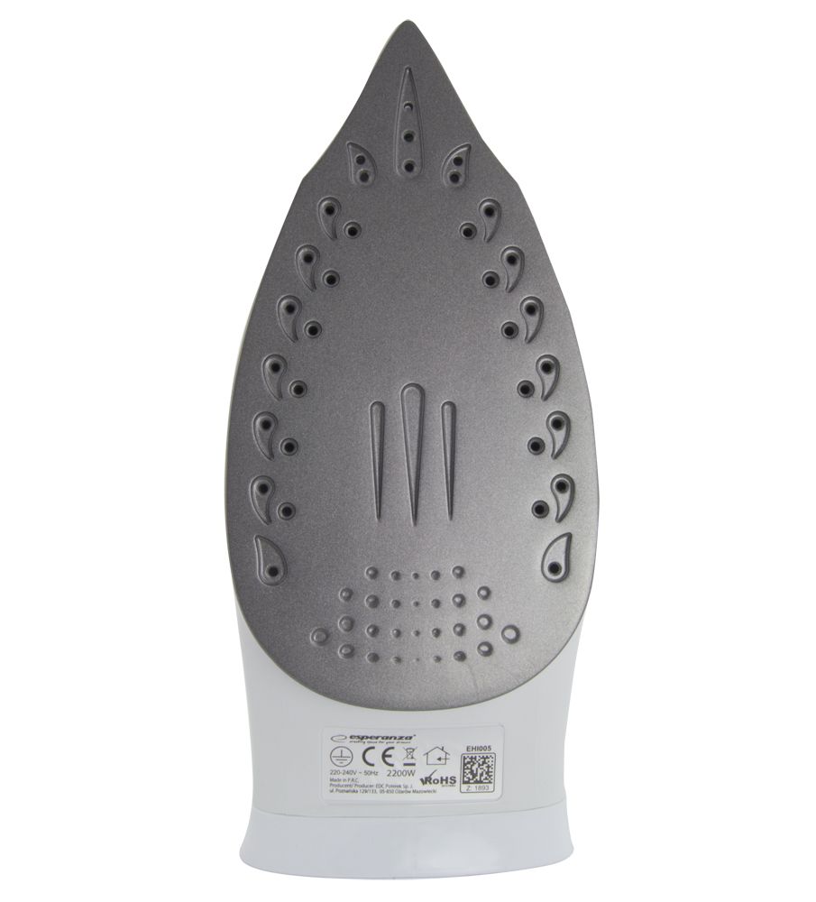 Esperanza EHI005 Steam iron Ceramic soleplate  Green,White 2200 W_5