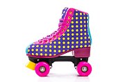 ROLE BLISS DOTS MAUVE, MASURA 41 EU, ROTI PU 58X32MM, RULMENTI ABEC 7, SASIU COMPOZIT PP, TRUCK ALUMINIU, CULOARE MOV_2