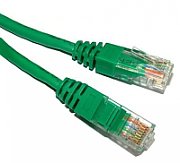 PATCH CORD UTP SPACER Cat5e, cupru-aluminiu, 5 m, verde, AWG26, 