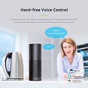 GreenBlue WiFi remote controlled socket, Android/iOS/Alexa/Google Home, energy cons. Energy, timer, max 3680W, type F, GB720 F_11