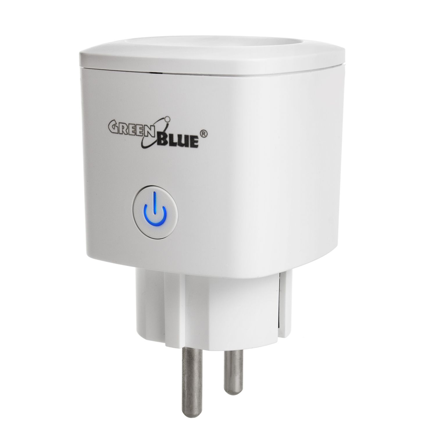 GreenBlue WiFi remote controlled socket, Android/iOS/Alexa/Google Home, energy cons. Energy, timer, max 3680W, type F, GB720 F_8