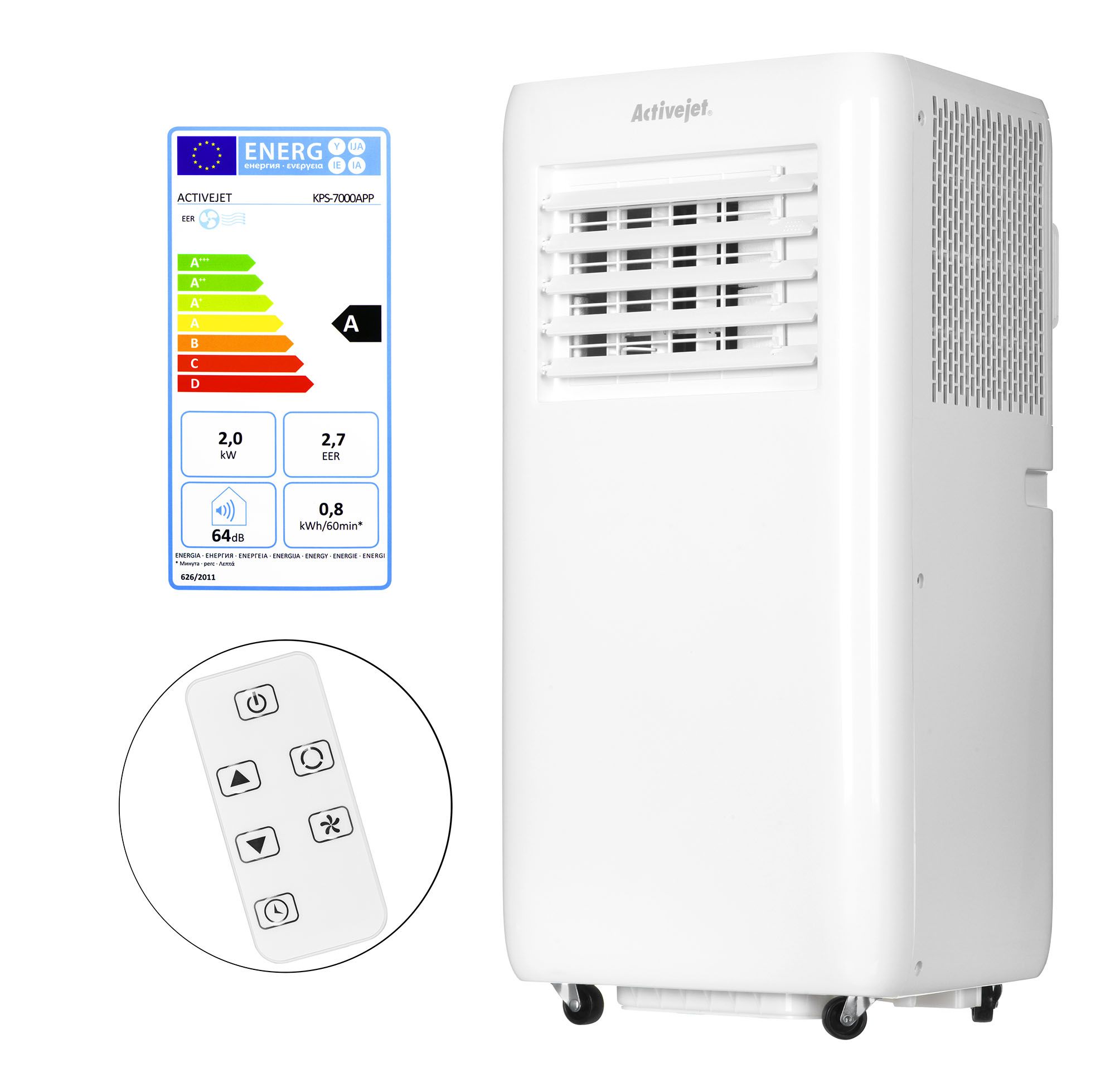 Activejet portable air conditioner KPS-7000APP_2