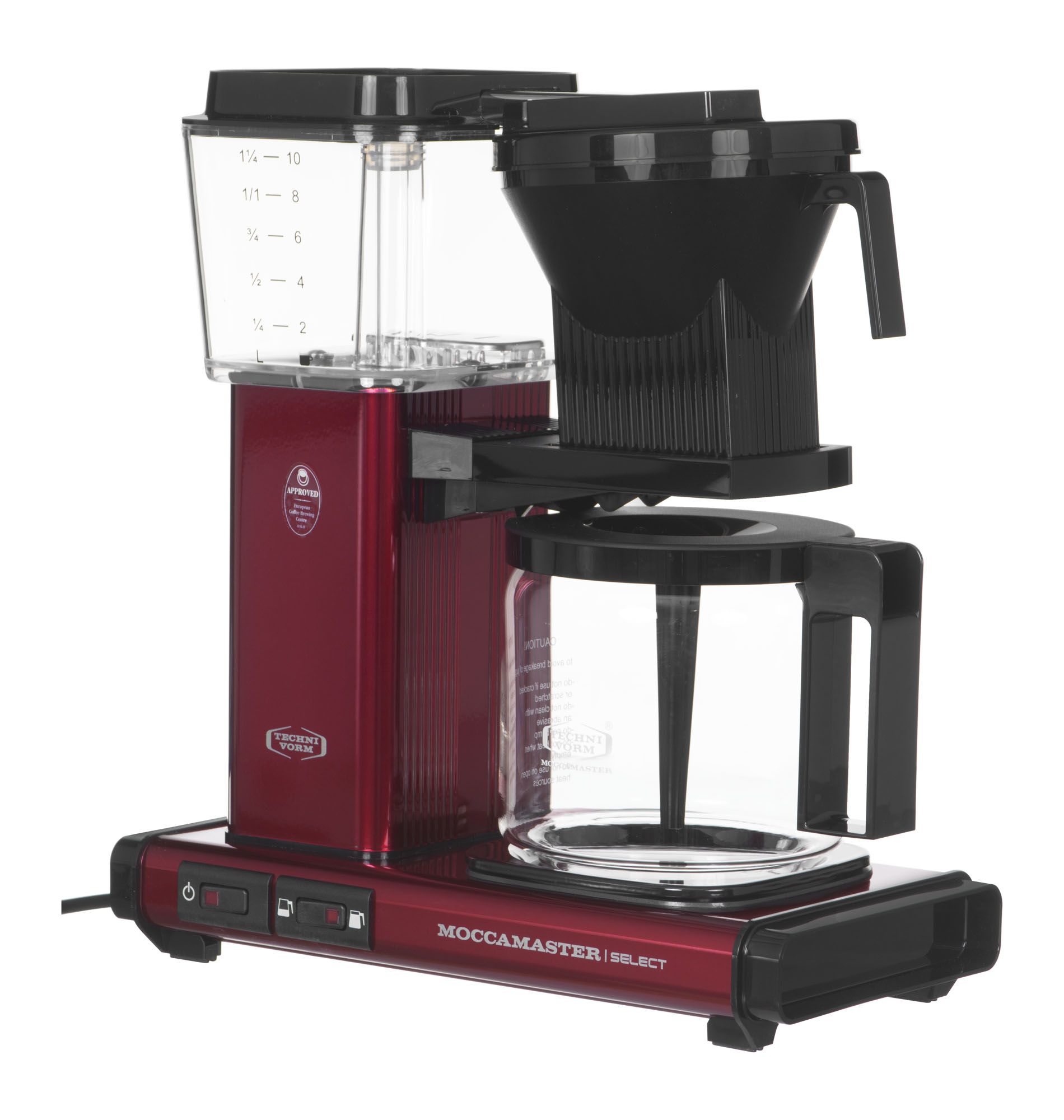 MOCCAMASTER KBG SELECT METALLIC RED DRIP COFFEE MAKER_4
