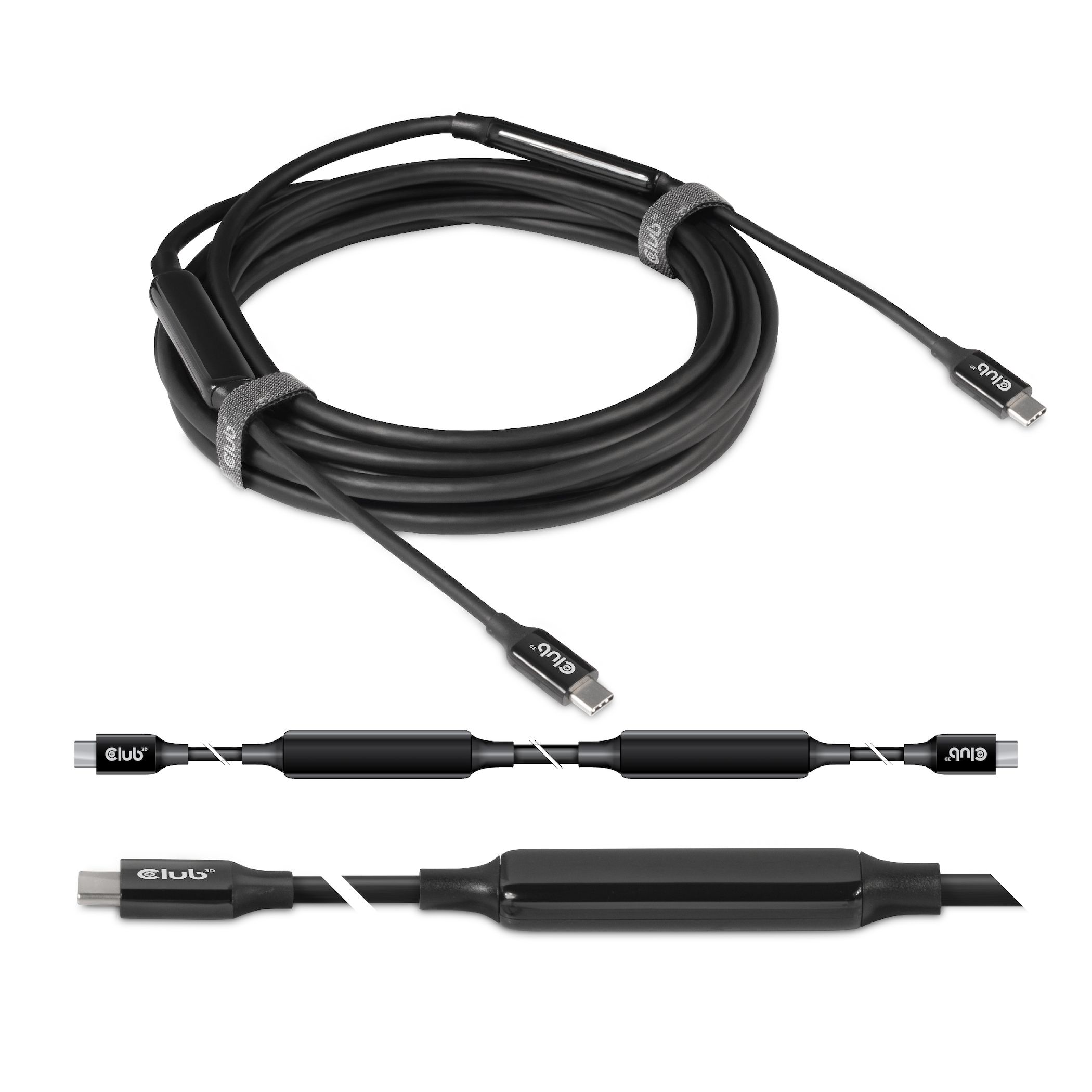 CLUB3D USB 3.2 Gen2 Type C to C Active Bi-directional Cable 8K60Hz M/M 5m/16.4ft_9