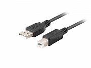 Lanberg CA-USBA-15CU-0010-BK kabel USB 1m 2.0 USB A->USB-B Black_1
