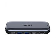 UNITEK HUB USB-C STORAGE M.2, HDMI, USB-C PD 100W, D1046A_1